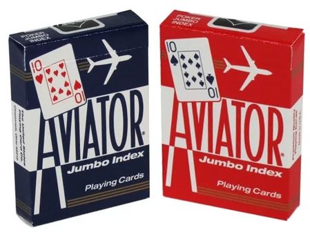 Aviator Poker Cards Jumbo Index - per Case main image